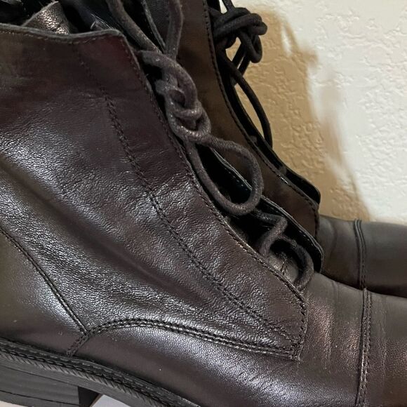 Brand New Black Chelsea & Violet
Gia Leather Combat Booties Size 8.5 - Picture 4 of 8